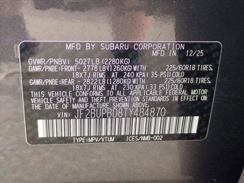 New 2026 Subaru Outback Premium image 17