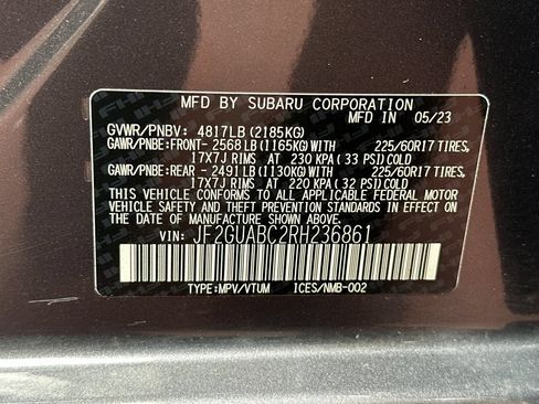 Used 2024 Subaru Crosstrek 2.0i AWD/4WD image 36
