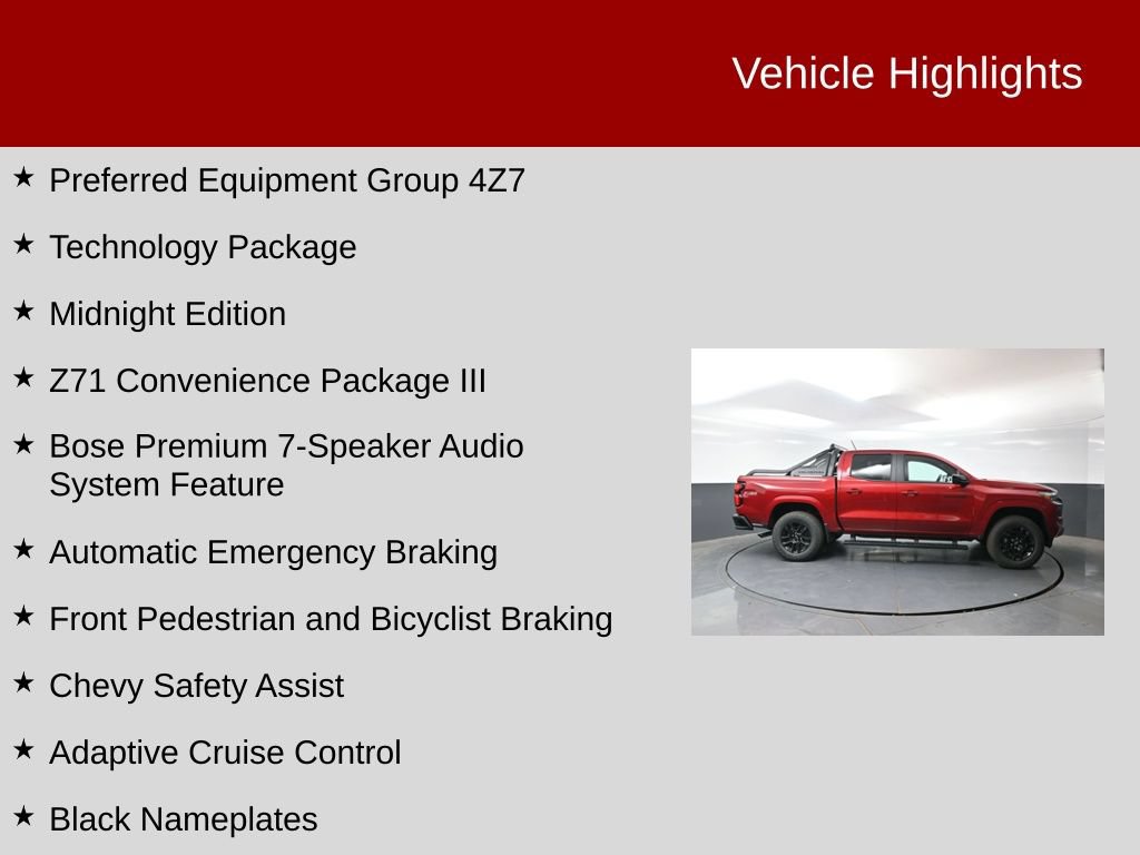 New 2026 Chevrolet Colorado Z71 w/ Midnight Edition AWD/4WD image 2