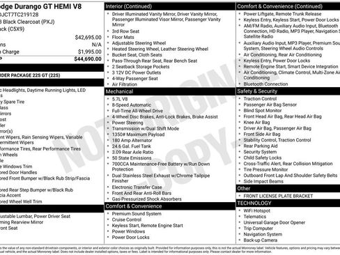 New 2026 Dodge Durango GT image 21