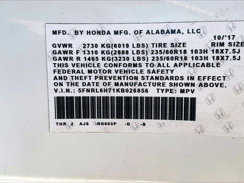 Used 2019 Honda Odyssey EX-L image 30