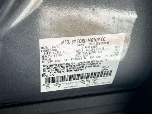 Used 2021 Ford Explorer XLT RWD image 31