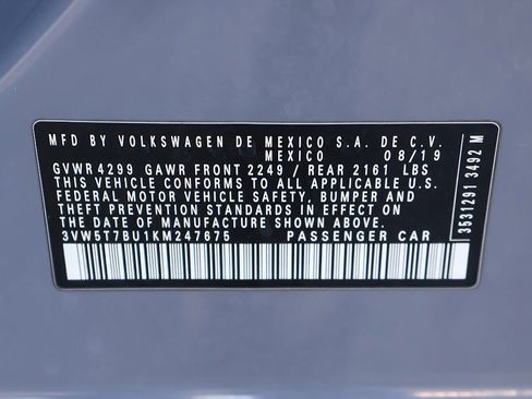 Used 2019 Volkswagen Jetta GLI FWD image 52