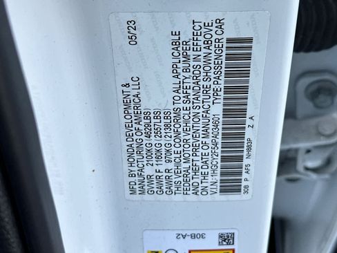 Certified 2023 Honda Accord Sport image 32