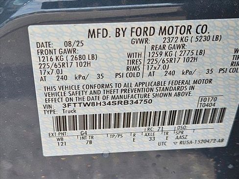 New 2025 Ford Maverick XLT FWD image 16