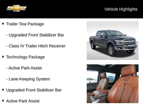 Used 2019 Ford F150 King Ranch w/ Equipment Group 601A Luxury image 19