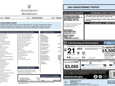 Used 2024 Maserati GranTurismo Trofeo image 3
