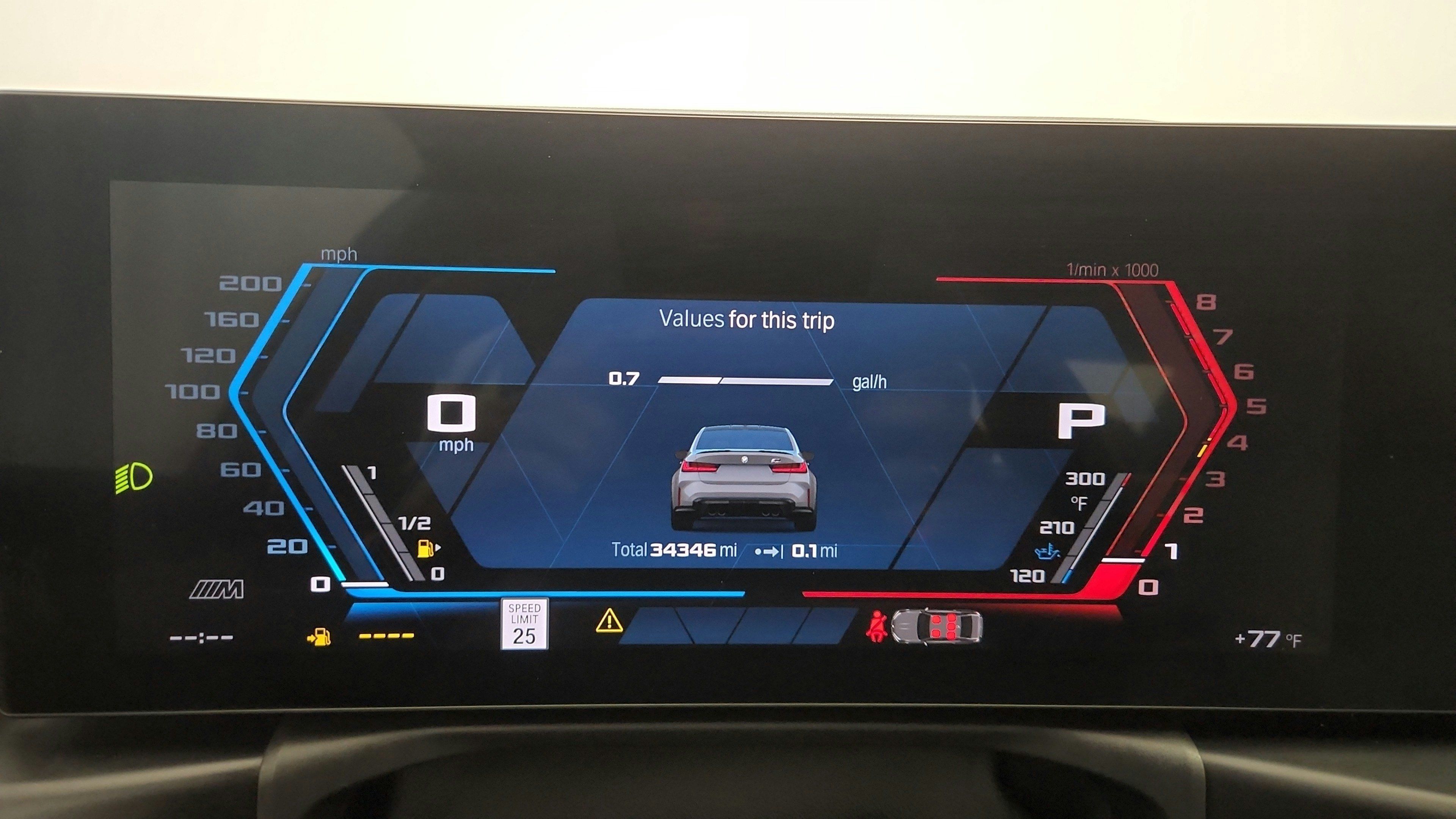 Used 2025 BMW M3 Competition w/ Parking Assistance Package RWD image 17