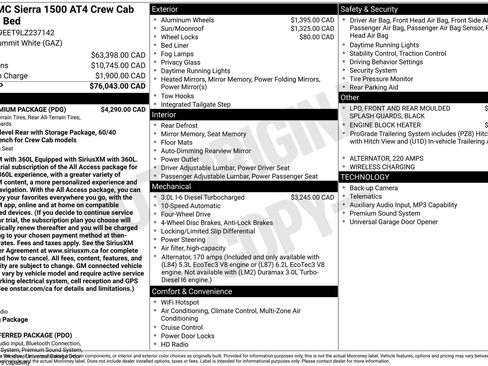 Used 2020 GMC Sierra 1500 AT4 w/ AT4 Premium Package AWD/4WD image 4