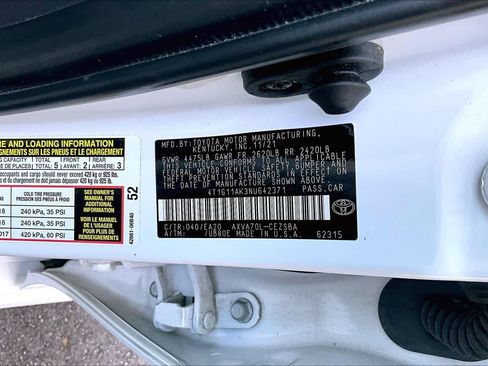 Certified 2022 Toyota Camry SE FWD image 34