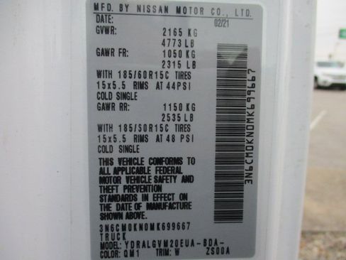 Used 2021 Nissan NV200 SV w/ Sliding Door Glass Package image 10