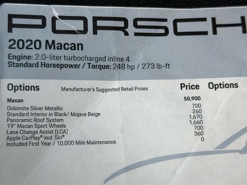 Used 2020 Porsche Macan AWD/4WD image 6