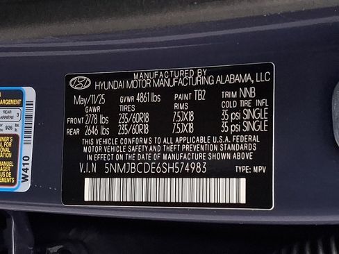 Certified 2025 Hyundai Tucson SEL image 27