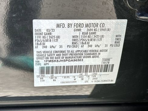 Used 2023 Ford Explorer Timberline w/ Timberline Technology Package image 42