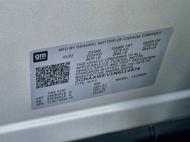 Used 2022 Chevrolet Equinox RS AWD/4WD image 36