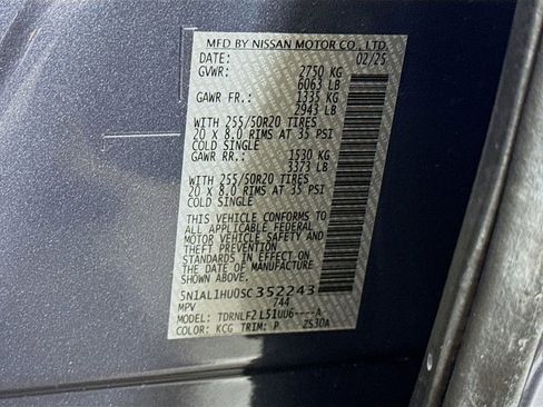 Used 2025 INFINITI QX60 Autograph w/ Cargo Package image 43