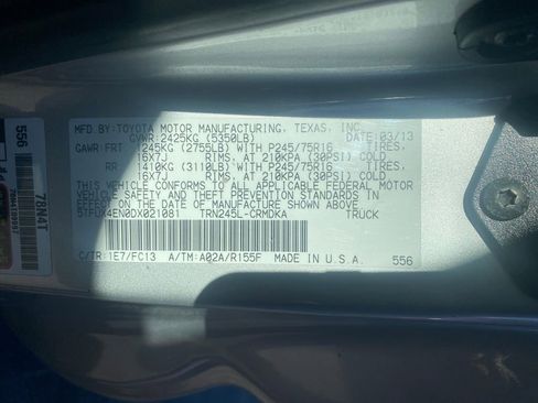 Used 2013 Toyota Tacoma 4x4 Access Cab w/ SR5 Pkg image 30