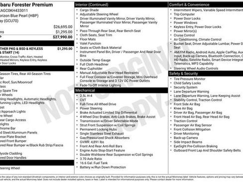 Used 2019 Subaru Forester Premium image 4