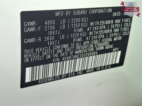 Certified 2025 Subaru Outback Limited w/ Popular Package #2 image 27