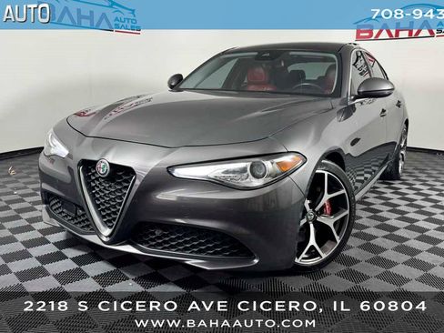 Used 2020 Alfa Romeo Giulia Ti w/ Active Blind Spot Package RWD image 1