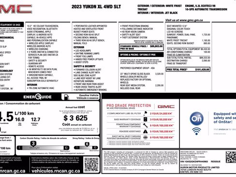 Used 2023 GMC Yukon XL SLT AWD/4WD image 4