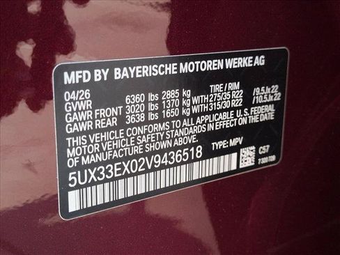 New 2027 BMW X6 xDrive40i w/ Executive Package AWD/4WD image 18