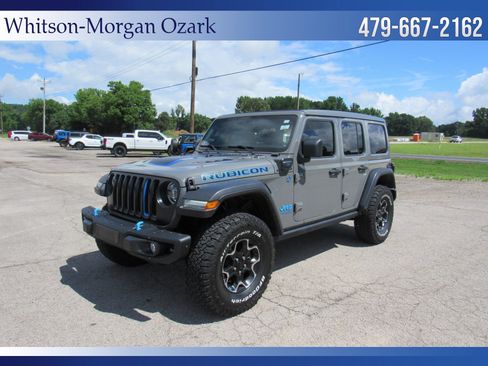 Used 2021 Jeep Wrangler Unlimited Rubicon 4xe w/ Steel Bumper Group AWD/4WD image 4
