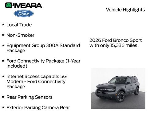 Used 2026 Ford Bronco Sport Outer Banks AWD/4WD image 7