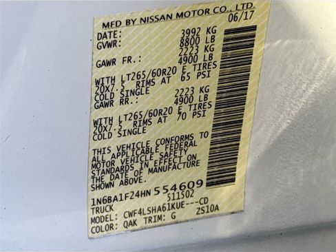 Used 2017 Nissan Titan SV image 34