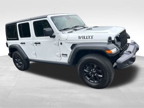 Used 2022 Jeep Wrangler Unlimited Willys image 1