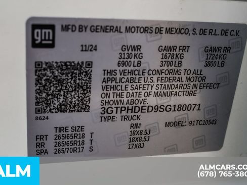 Used 2025 GMC Sierra 1500 SLT RWD image 42