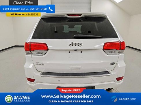 Used 2017 Jeep Grand Cherokee Overland AWD/4WD image 8