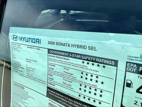New 2026 Hyundai Sonata SEL FWD image 14
