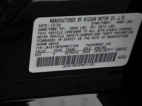 Used 2023 INFINITI Q50 Luxe w/ Cargo Package image 28