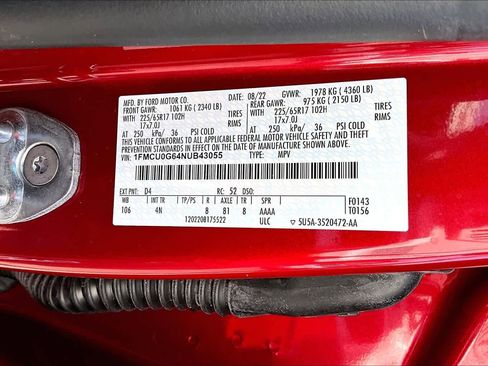 Used 2022 Ford Escape SE w/ Convenience Package FWD image 37