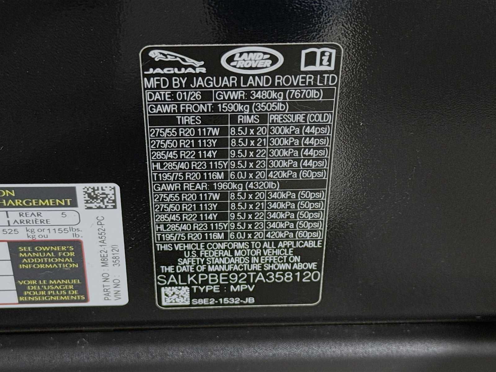 New 2026 Land Rover Range Rover Long Wheelbase SE AWD/4WD image 31