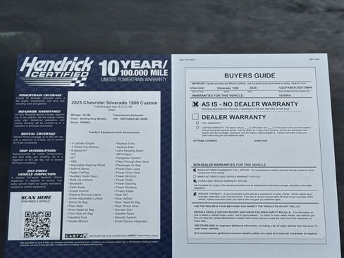Used 2025 Chevrolet Silverado 1500 Custom RWD image 33
