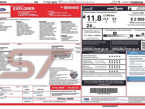 Used 2023 Ford Explorer ST w/ Technology Package AWD/4WD image 24