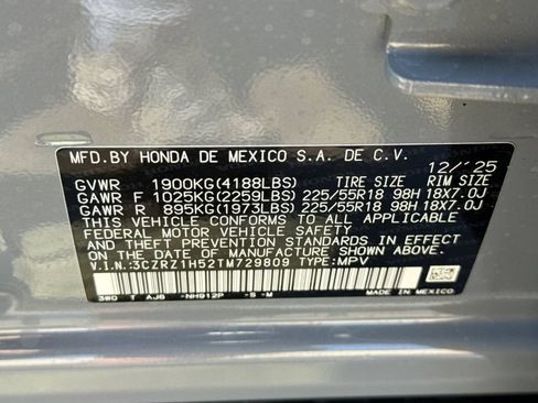 Certified 2026 Honda HR-V Sport image 35