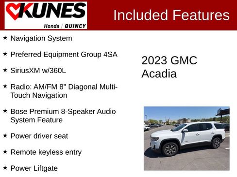 Used 2023 GMC Acadia SLT FWD image 2