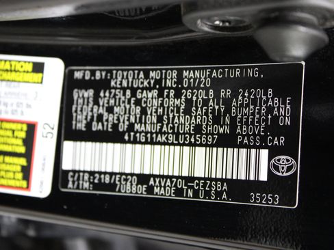 Used 2020 Toyota Camry SE w/ Protection Package (Q2) FWD image 36