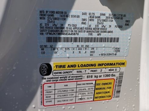 New 2025 Ford Expedition Max Platinum w/ Stealth Appearance Package image 44