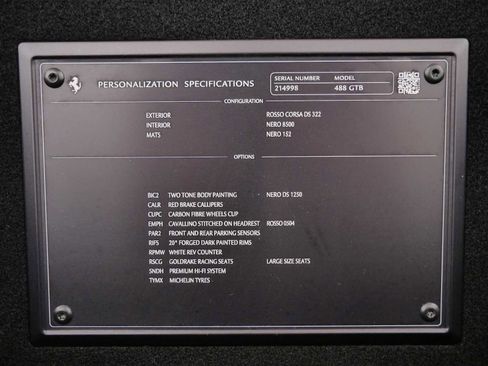 Certified 2016 Ferrari 488 GTB RWD image 30