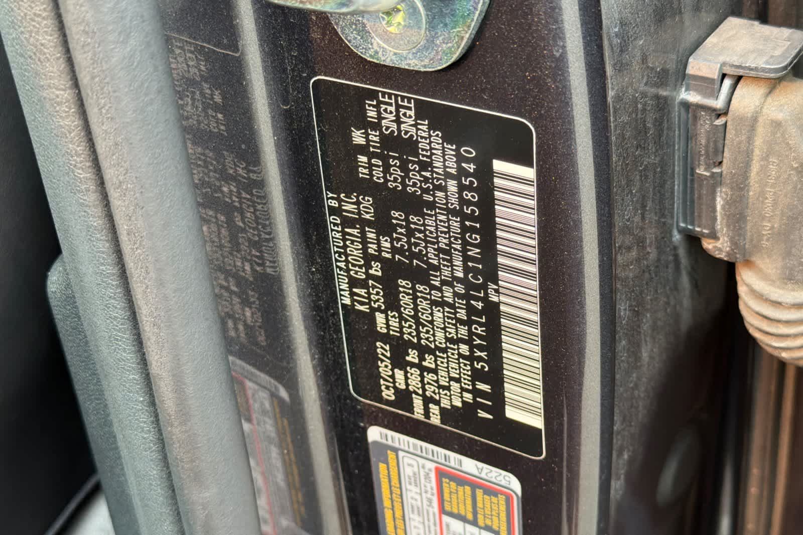 Used 2022 Kia Sorento S FWD image 34