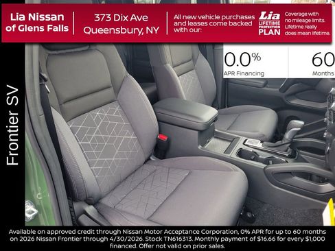 New 2026 Nissan Frontier SV w/ Tow Package image 33
