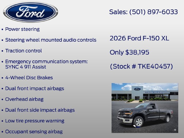 New 2026 Ford F150 XL w/ Equipment Group 103A High RWD image 18
