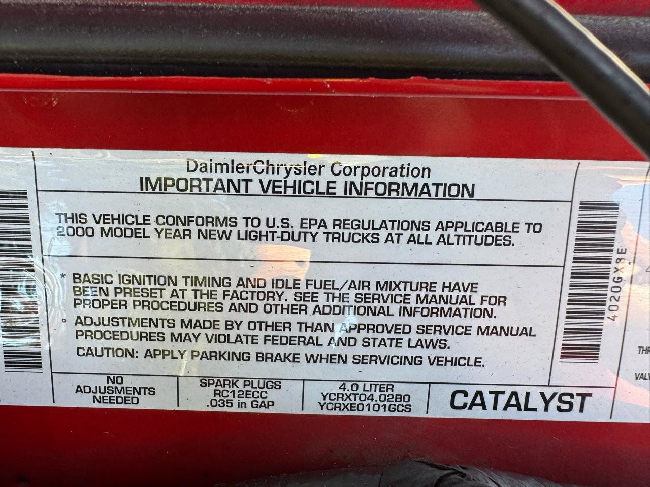 Used 2000 Jeep Cherokee Sport AWD/4WD image 35