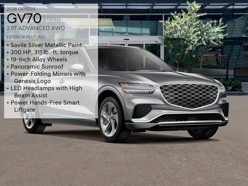 New 2026 Genesis GV70 2.5T Advanced AWD/4WD image 3
