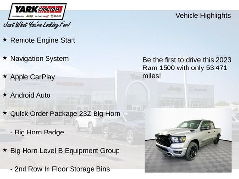 Certified 2023 RAM 1500 Big Horn AWD/4WD image 13