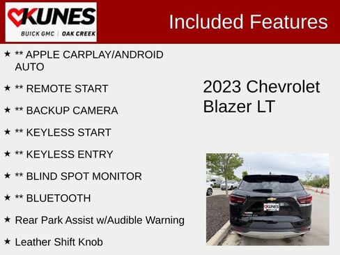 Used 2023 Chevrolet Blazer LT w/ Driver Confidence Package AWD/4WD image 2